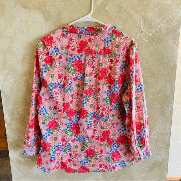 Garnet Hill Floral Top - Picture 3 of 4